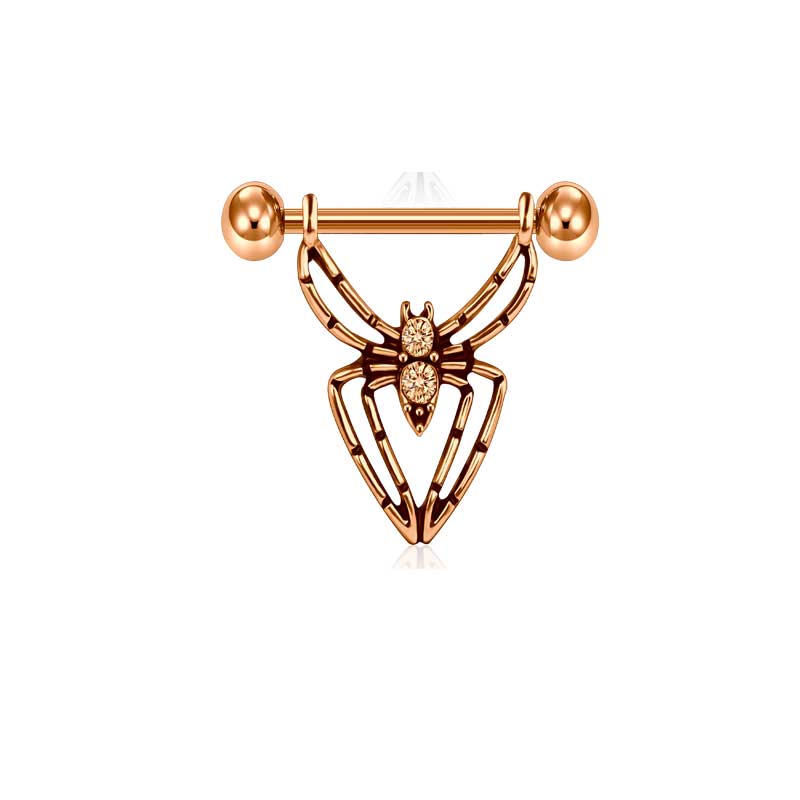 Rose gold 18mm Nipple Shield Ring