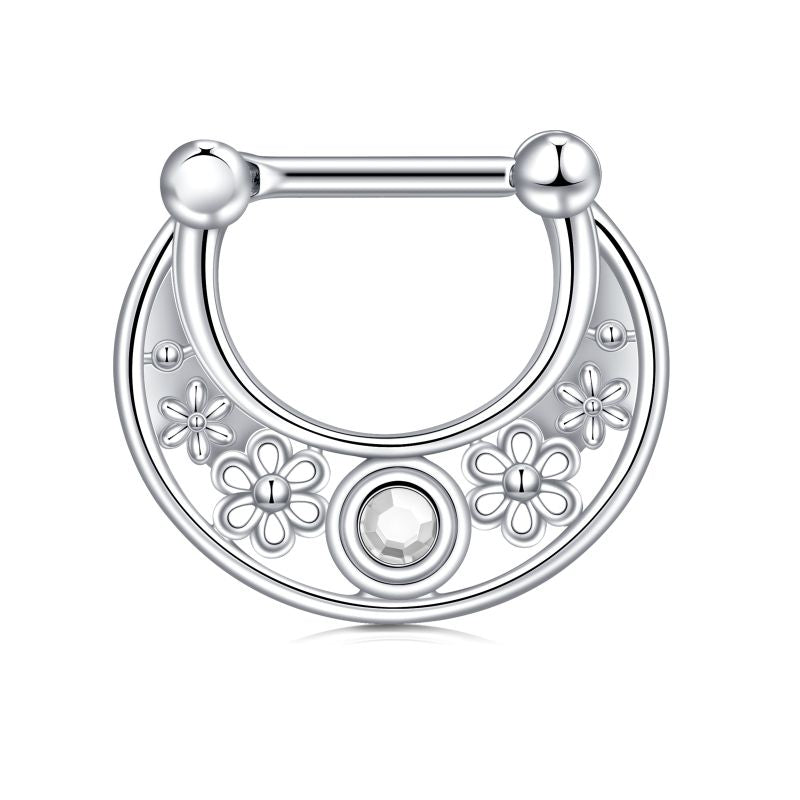 septum clicker silver