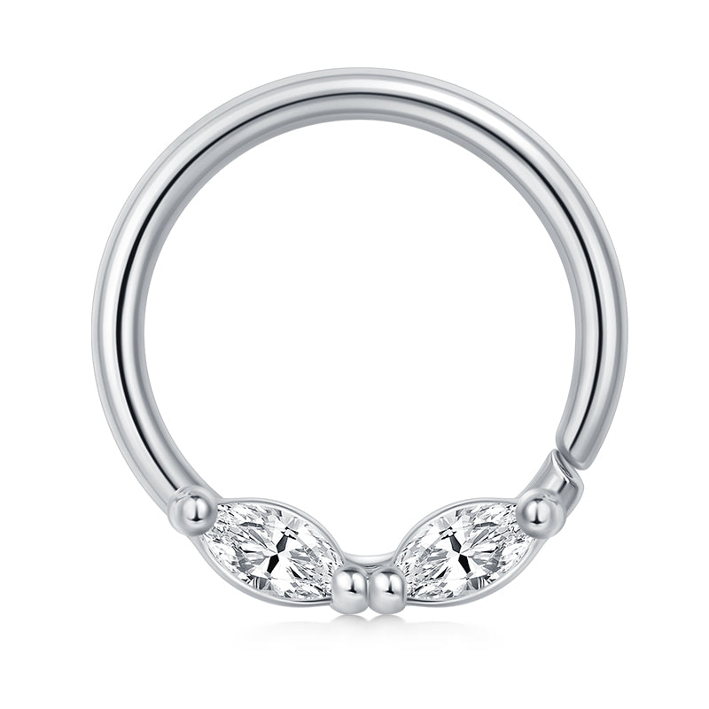 Diamond Nose Hoops for Women