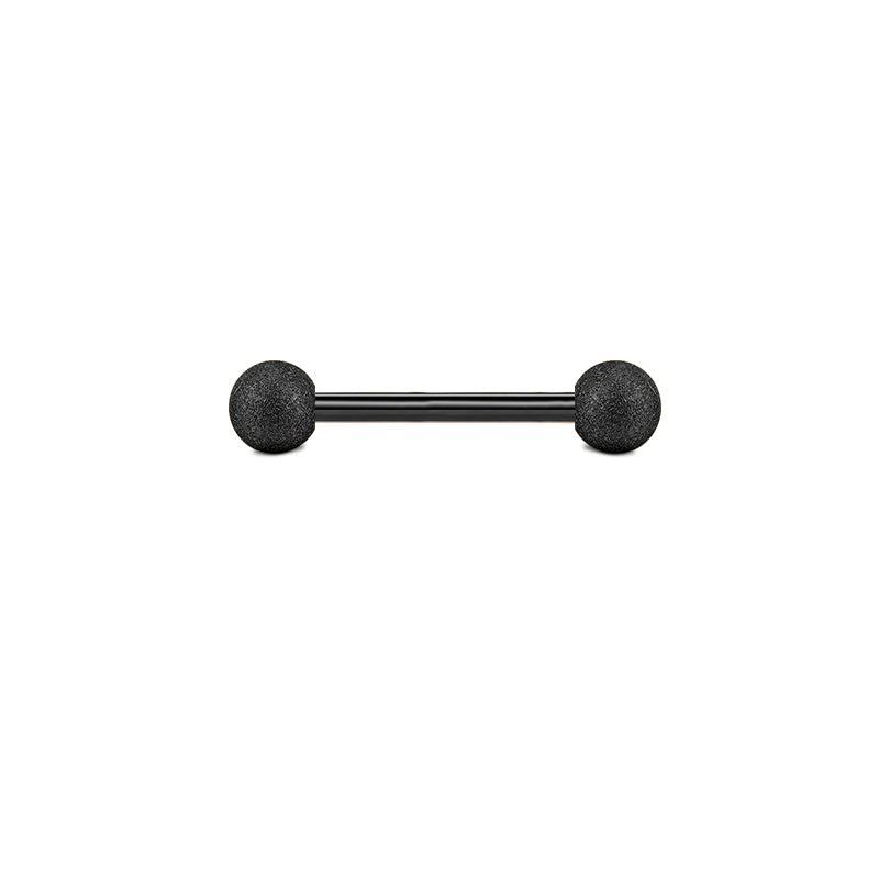 Black 14mm Nipple Tongue Ring